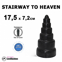 Анальная пирамида STAIRWAY TO HEAVEN 17,5 см силикон Vac-U-Lock